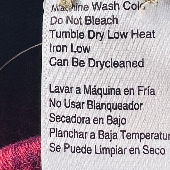 Jachs Girlfriend Shirt Womens Medium Red Flannel Button Up Outdoors Cabin - Picture 13 of 14